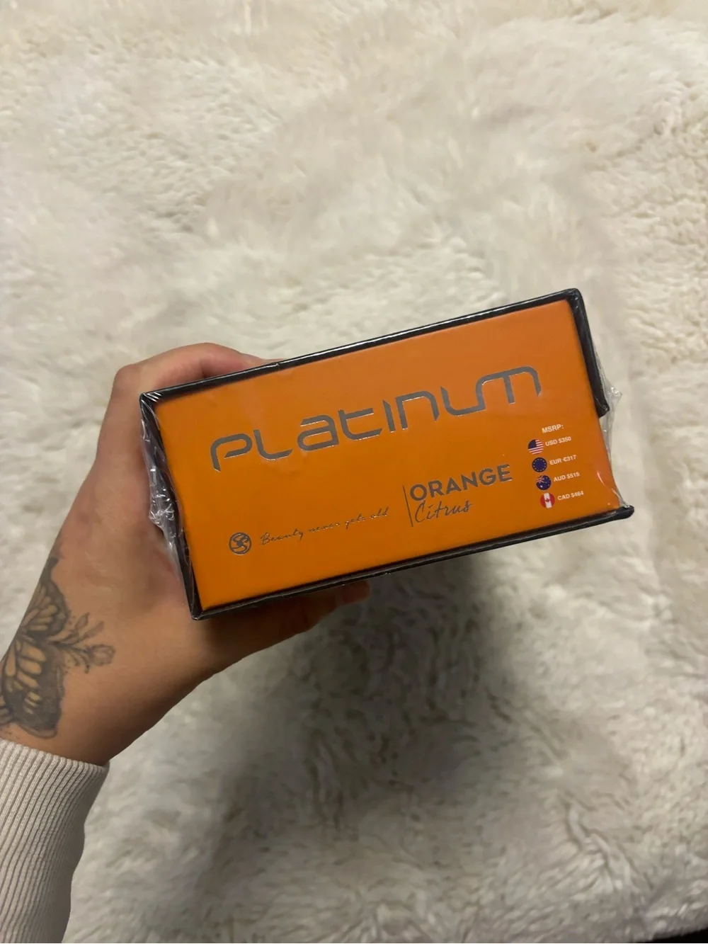 NIB Royale Platinum Genius Heating Element Orange Hair Straightener